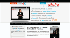 Desktop Screenshot of ielts4u.net
