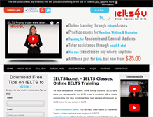Tablet Screenshot of ielts4u.net